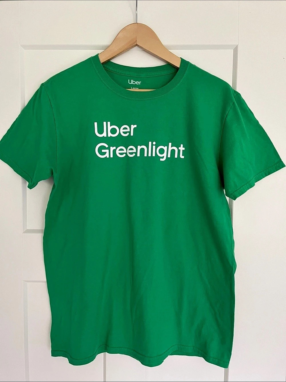 Uber Greenlight Green Graphic Tee Size Large Unisex Like New